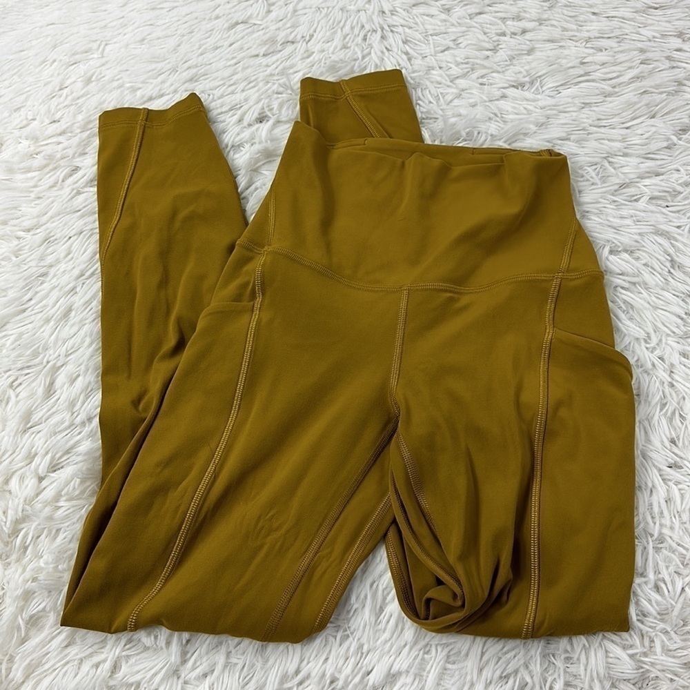 Lululemon Align High Rise Pant with Pockets 25" Gold Spice